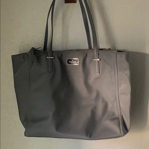 Kate Spade gray nylon tote